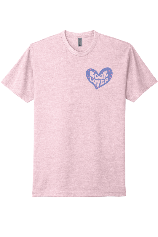 Book Lover Purple Heart T-Shirt