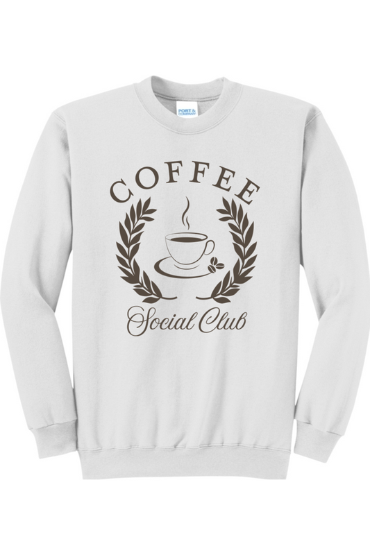 Coffee Social Club Crewneck Sweatshirt